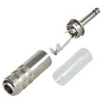 G&H Mega Foot 1/4" Phone Plug, 3/4" Profile, Nickel Plated