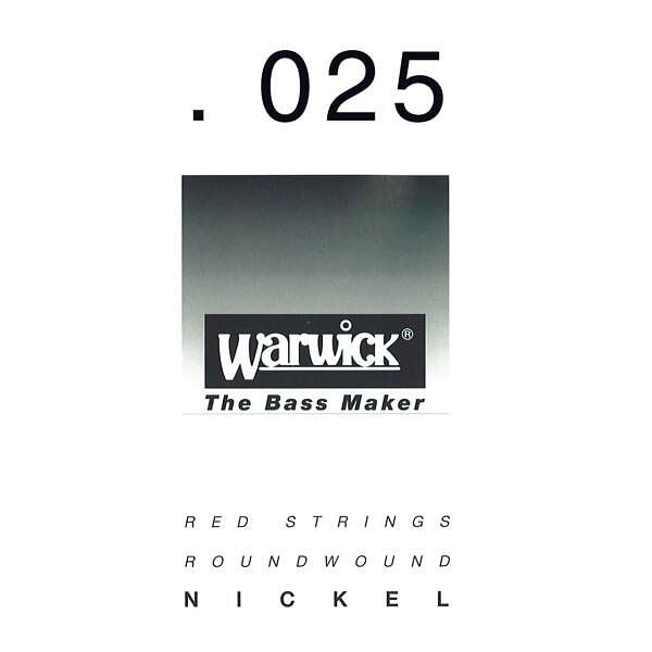 Warwick Red String Single String 025" NS