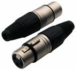 Rockcable XLR Plug Female, Plastic Cap