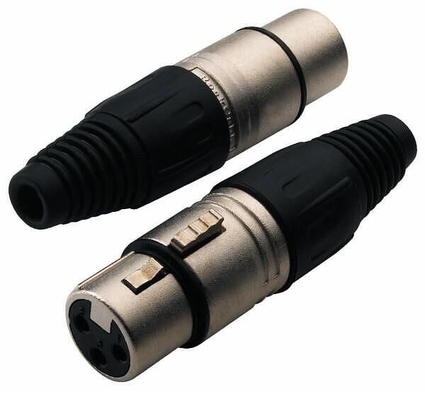 Rockcable XLR Plug Female, Plastic Cap