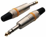 Rockcable 1/4" TRS Plug Stereo Straight, Metal Cap