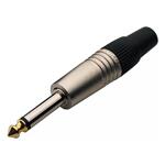 Rockcable 1/4" TS Plug Mono Straight, Plastic Cap