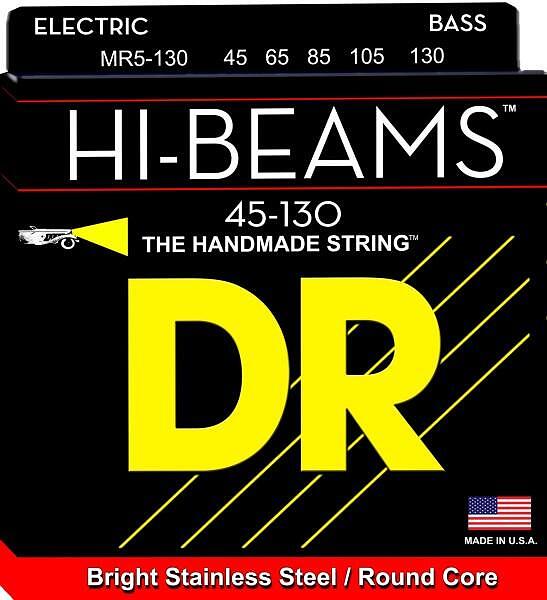 DR Strings Hi-Beam Bass Medium 5-String 045"/130"