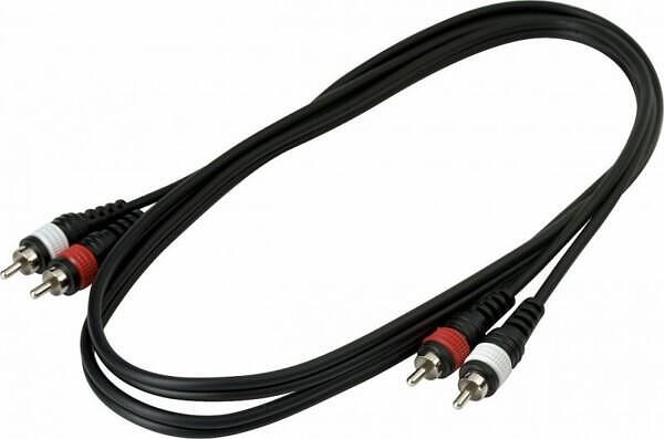 Rockcable Patchcable 1.5m, 2 x RCA to 2 x RCA
