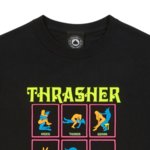 Мъжка Тениска THRASHER BLACK LIGHT - Черна