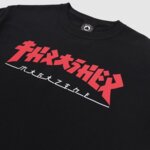 Мъжка тениска Thrasher Godzilla - Черна
