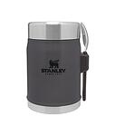 Термос за храна Stanley 10-09382-082 The Legendary с прибор, 0.4л - Тъмносив