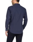 Мъжка риза REPLAY Men's Poplin Shirt Micro-Dots - Синя
