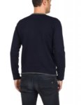 Мъжка блуза REPLAY Men's Sweater Contrasting Collar - Тъмно синя
