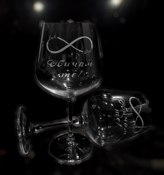 Комплект бокали за кръстници-Copy