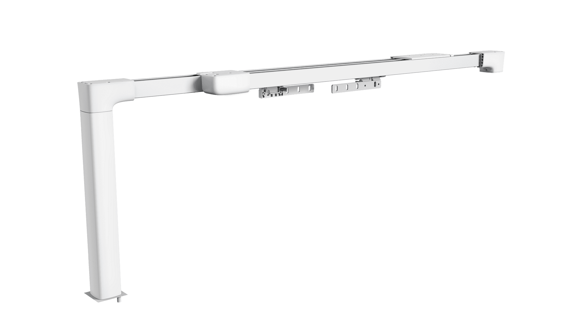 Raex EM 43L Разтегателен корниз с акумулатор – Комплект електрически корниз с дистанционно и релса