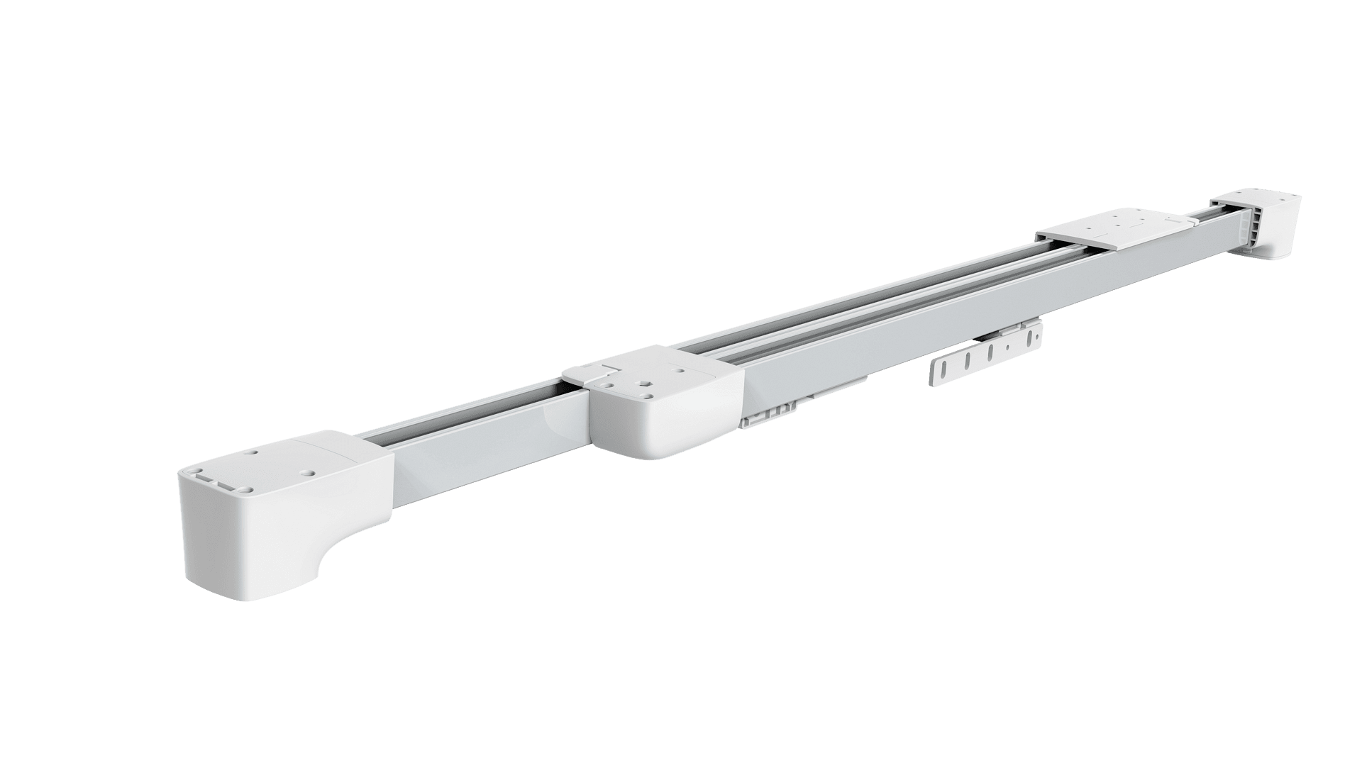 Raex EM 43L Разтегателен корниз с акумулатор – Комплект електрически корниз с дистанционно и релса