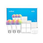Broadlink BLE Starter Kit 3х RGB крушки+SC4B4 Бутон+BLE Gateway