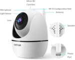 Netvue OrbCam вътрешна 360° Pan/Tilt  камера съвместима с Amazon Alexa