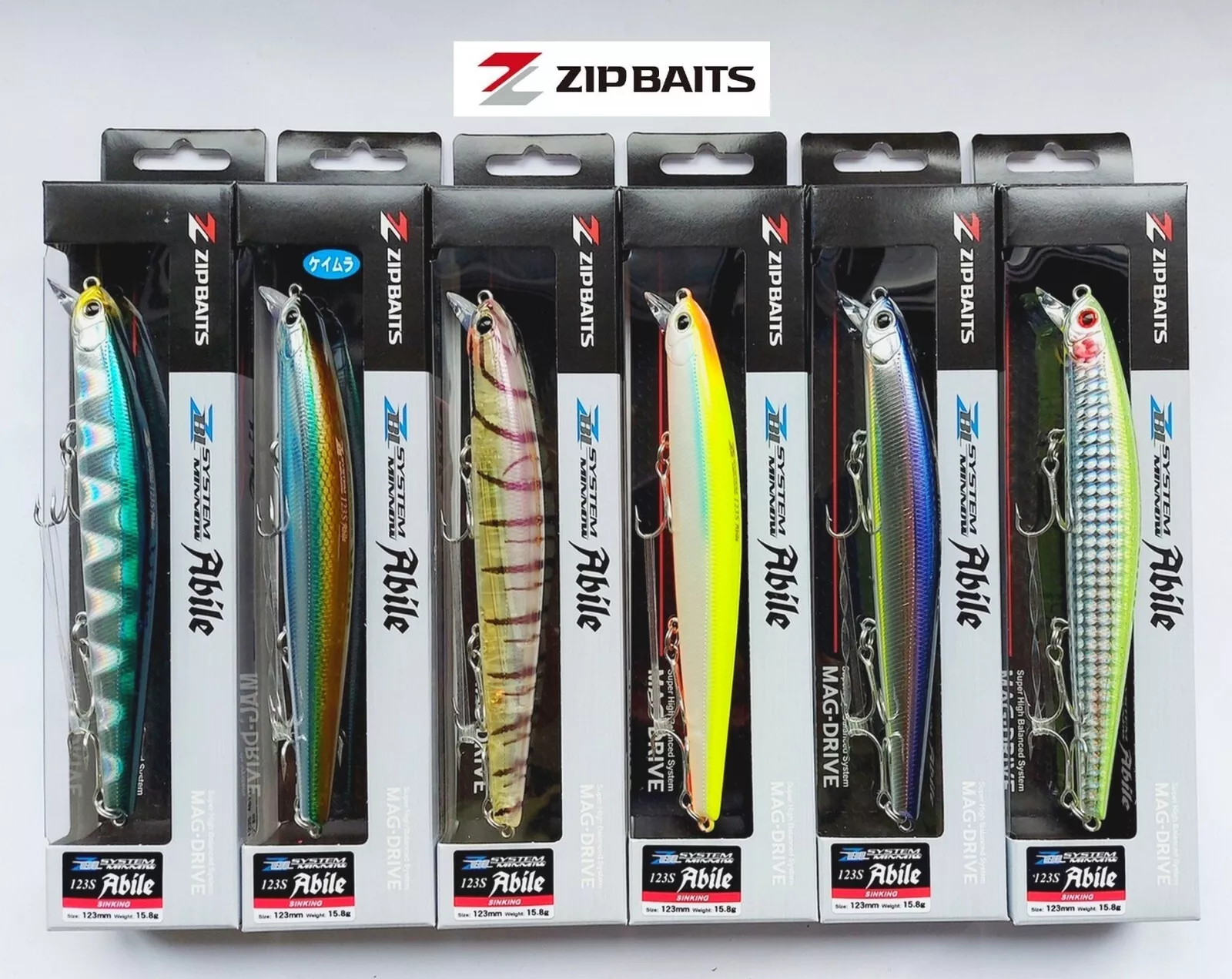 Leurre Coulant Zipbaits ZBL System Minnow 123S Abile 722 | 123mm 15,8g | Bar
