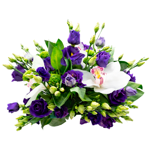 Еустома с орхидеи2