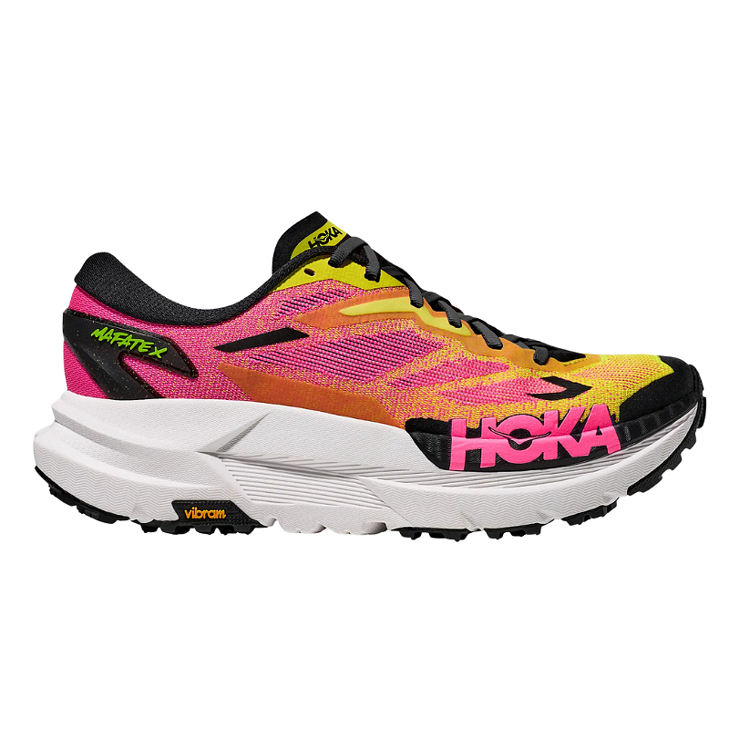 Hoka Mafate X Neon Citrus/Neon Rose