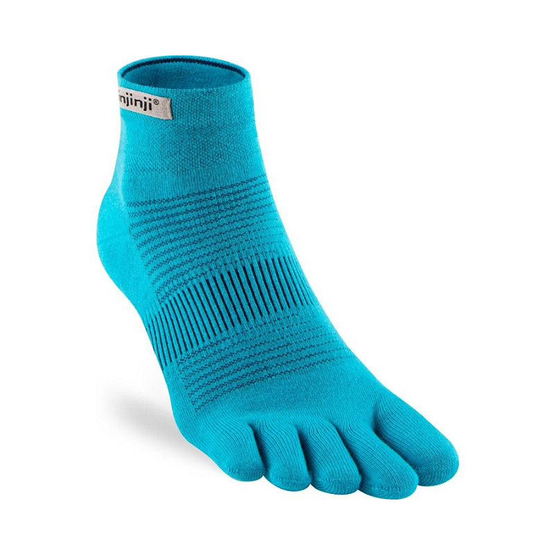 Injinji Run LW MiniCrew Pacific Blue