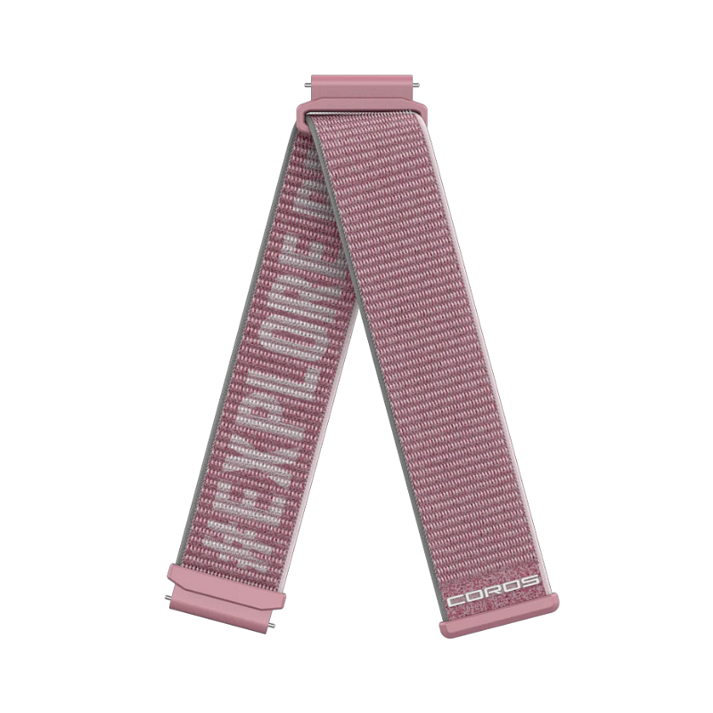 Coros 20mm Nylon Band Dusty Pink