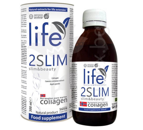 2SLIM slim&beauty с колаген – натурален продукт за тонизиране и бързо и здравословно отслабване.