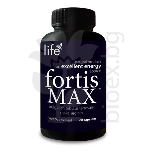 FortisMax - Отличен източник на мъжка сила, настроение и енергия! 60 капсули.