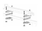 Монтажен комплект за Багажник за Ски към Стоманени. релси DELUX THULE