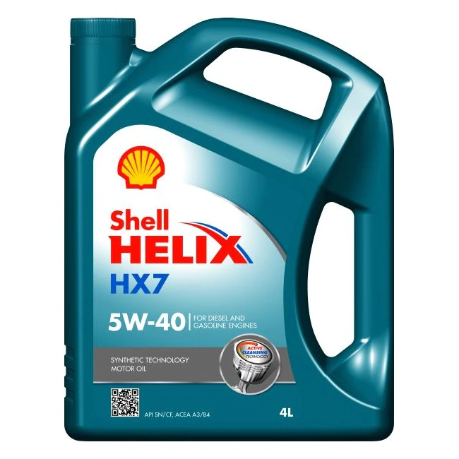 SHELL HELIX HX7 5W40 4L