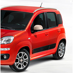 Надлъжни барове в матов пясък FIAT PANDA