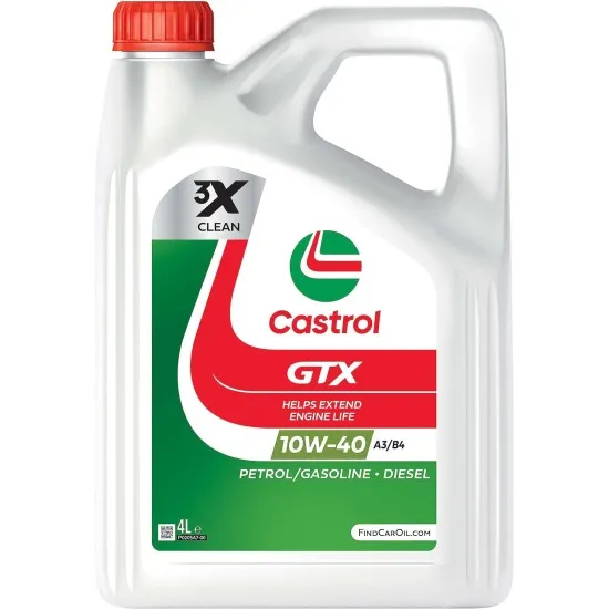 CASTROL GTX ULTRACLEAN 10W40 A/B 4L