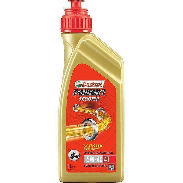 CASTROL POWER 1 SCOOTER 4T 5W40 PIAGGIO 1L