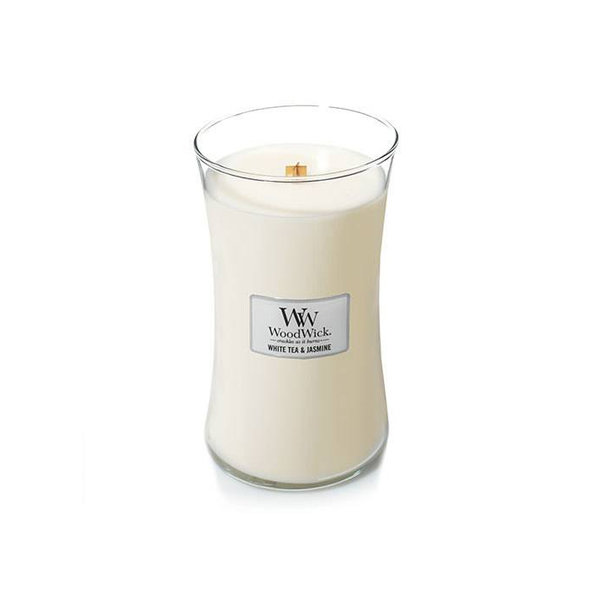 WoodWick ароматна свещ White Tea Jasmine