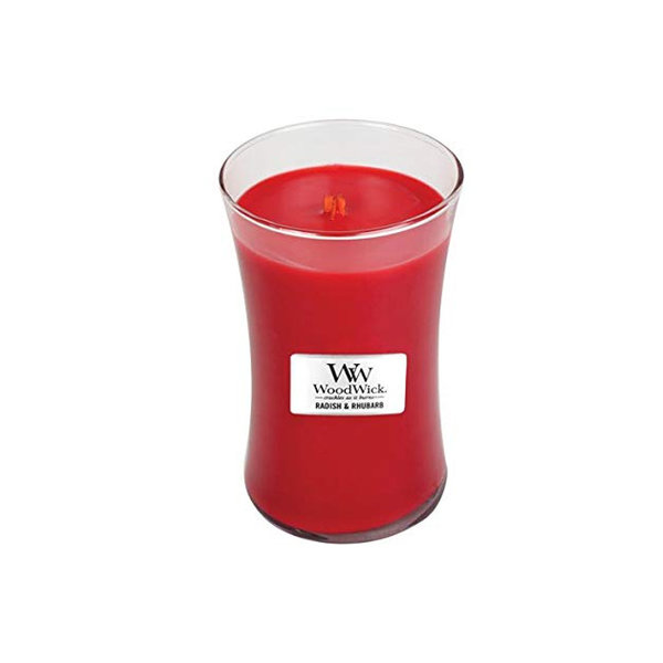 WoodWick ароматна свещ Radish & Rhubarb