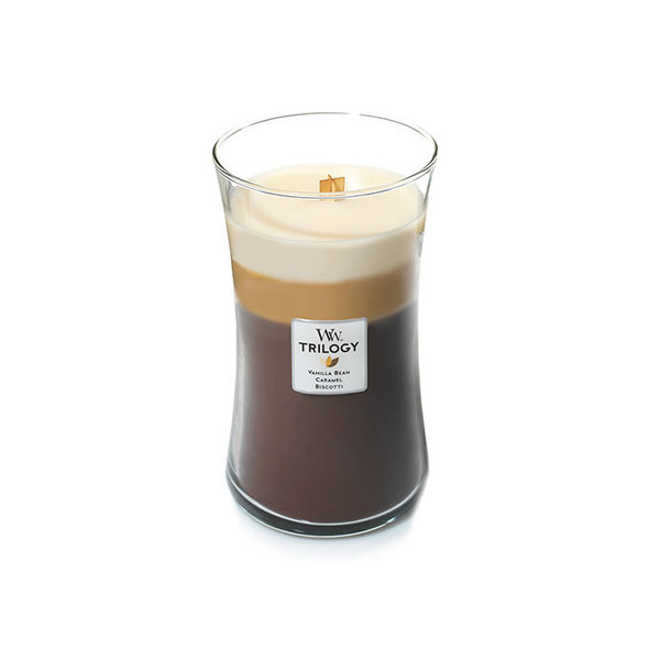 WoodWick ароматна свещ Trilogia Cafe Sweets