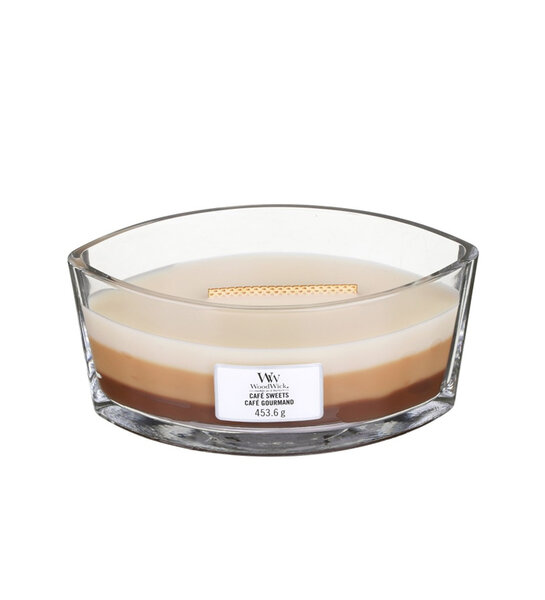 WoodWick ароматна свещ Trilogia Ellipse Café Sweets WoodWick ароматна свещ Trilogia Ellipse Café Sweets