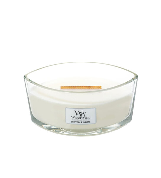 WoodWick ароматна свещ Ellipse White Tea and Jasmine WoodWick ароматна свещ Ellipse White Tea and Jasmine