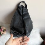 Черна кожена дамска Чанта/Раница 2 в 1 Модел-Х305-Copy