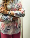 Свободна дамска блуза-туника от щампа