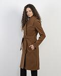 Дамско палто със скрито закопчаване-Copy