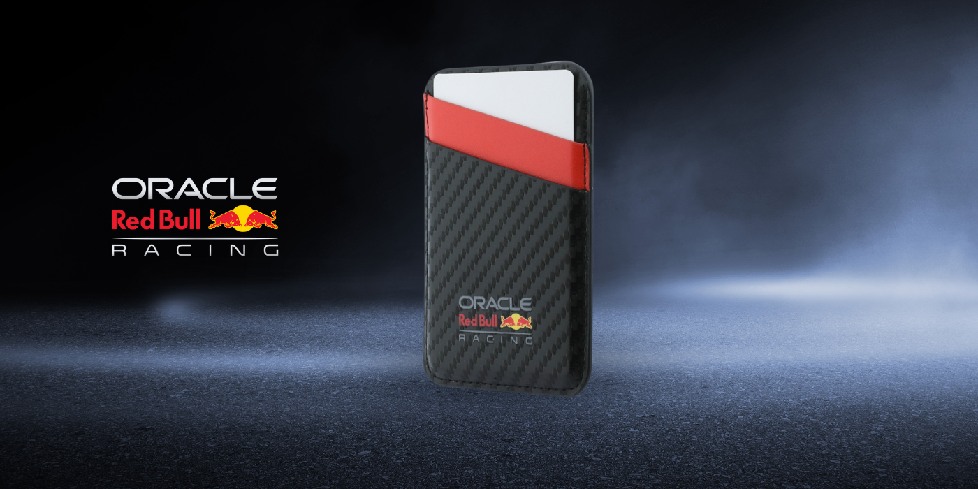 Red Bull Carbon MagSafe Wallet black