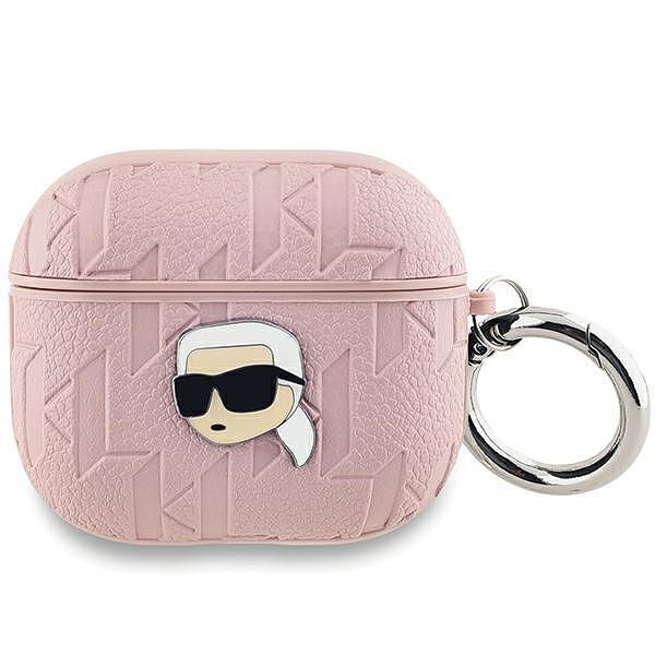 Karl Lagerfeld KLA3PGKIPP AirPods 3cover pink Monogram Karl Head