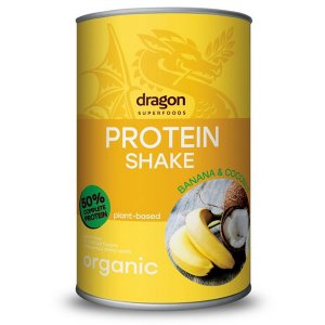 БИО Протеинов Шейк Банан и Кокос с Еритритол - Dragon Superfoods-450 гр.