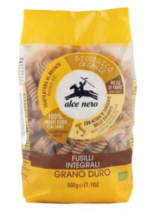 БИО Пълнозърнести Спагети от Твърда Пшеница - Alce Nero - 500 гр.-Copy