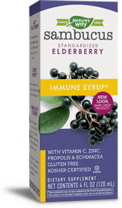 Sambucus Standardized Elderberry Immune Syrup/ Самбукс IMMUNE Сироп, 120 ml