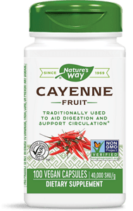 Cayenne Pepper  40 000 H.U./ Лют червен пипер (плод) 450 mg х 100 капсули