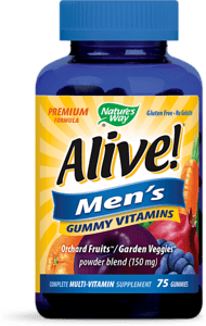 ALIVE Men’s Gummy Vitamins/ Алайв за Мъже 100 mg x 75 желирани таблетки