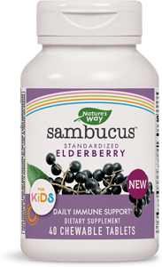 Sambucus Standardized Elderberry Immune Support for kids/ Самбукус за Деца, 40 дъвчащи таблетки