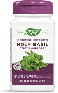 Holy Basil/ Свещен босилек/  Тулси,  450 mg x 60 капсули
