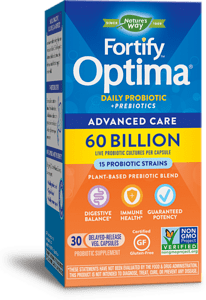 Fortify Optima Advanced 60 billion active probiotics/ Фортифай Оптима Адвансед 60 млрд. Активни Пробиотици,  30 V-капсули
