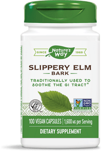 Slippery  Elm Bark 400 mg/ Червен бряст (кора) 400 mg x 100 капсули