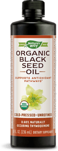 Black Seed Oil/ ЧЕРЕН КИМИОН МАСЛО  4500 mg 100% Органик, Студенопресовано, Нерафинирано Масло, 235 ml